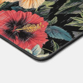 Matt de bureau avec Hibiscus Floral Design (Coin)