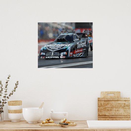 Matt Hagan Die Hard Funny Car Print (Keuken)