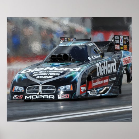 Matt Hagan Die Hard Funny Car Print (Voorkant)