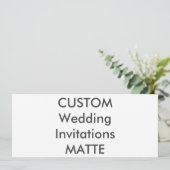 MATTE 120 livres Invitations de mariage de 9,25 po (Debout devant)
