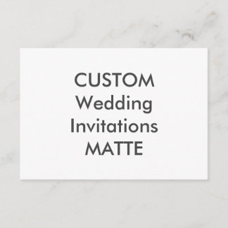 MATTE 120lb 5 po x 3,5 po Invitations de mariage