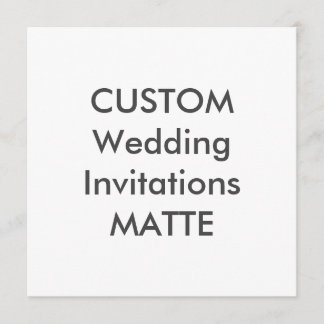 MATTE 120lb Invitations de mariage Carré de 5,25 p