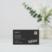 Matte Black Gloss - Design Carte de visite (Debout devant)