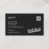 Matte Black Gloss - Design Carte de visite (Devant)