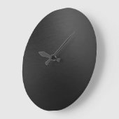 Matte Black Metal Grote Klok (Hoek)