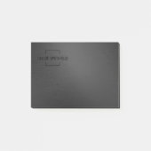 Matte Black Metal Post-it® Notes (Voorkant)