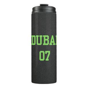 Matte Black Varsity Dubai 07 Thermosbeker