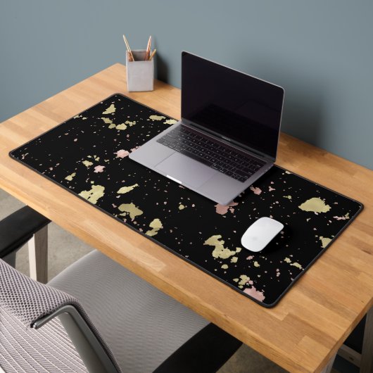 Matte Gold et Rose Gold Flakes Noir (Bureau 2)