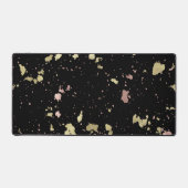 Matte Gold et Rose Gold Flakes Noir (Recto)