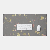 Matte Gold et Rose Gold Flakes Warm Dark Grey (Clavier et souris)