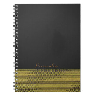 Matte Goud Moderne Glam Lovertjes Chic Elegant Notitieboek