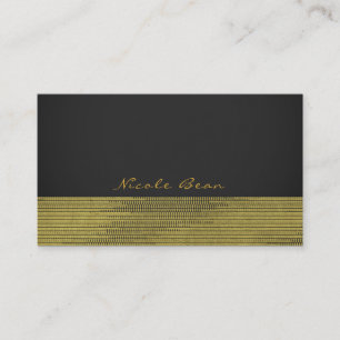Matte Goud Moderne Glam Pailletten Chic Elegant Visitekaartje