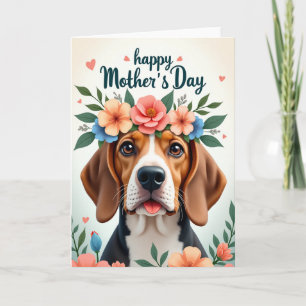 Matte Hound Moederdag kaart