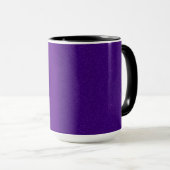 Matte + Noise Split Paarse koffie Mok – Aanpassen (Voorkant rechts)