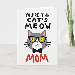 Matte Poes Super Mama Kaart