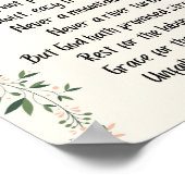 Matte Poster Wat God Hath beloofde (Hoek)