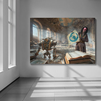 Matte print - Cartograaf van verloren werelden