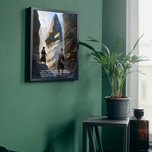 Matte print - Deze poorten smeed je