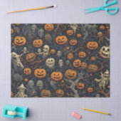 Matte Spooky Pumpkins Ghosts Tissuepapier (Craft)