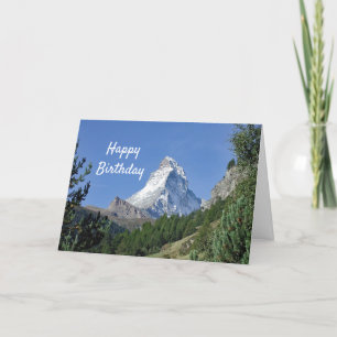 Matterhorn 2 Verjaardag Kaart