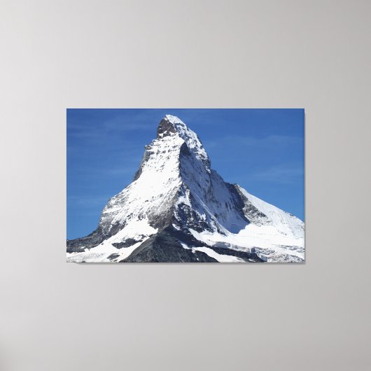Matterhorn, Alpen Canvas Afdruk (Voorkant)