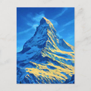 Matterhorn Alpen Feestdagenkaart