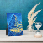 Matterhorn Alpen Fotoplaat (Zijkant)