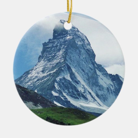 Matterhorn, Alpen Keramisch Ornament (Voorkant)