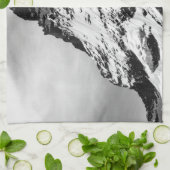 Matterhorn, Alpen zwart-wit Theedoek (Gevouwen)