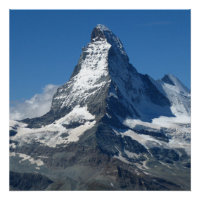 Matterhorn Alpes suisses Poster Papier