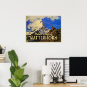 Matterhorn Alps  Poster (Thuiskantoor)