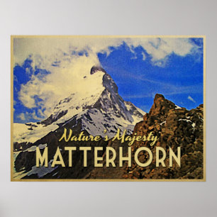Matterhorn Alps  Poster