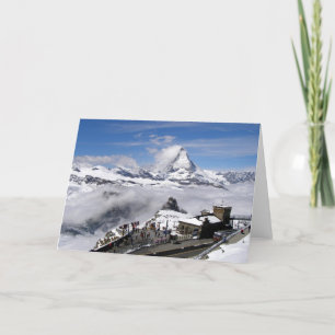 Matterhorn berg- en Gornergrat-station Feestdagen Kaart