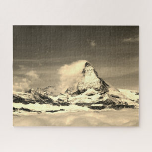 Matterhorn berg en wolken legpuzzel