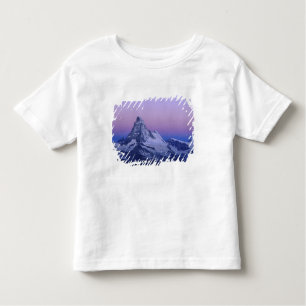 Matterhorn bij zonsopgang, Zermatt, Zwitserse Alpe Kinder Shirts
