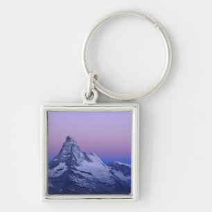 Matterhorn bij zonsopgang, Zermatt, Zwitserse Alpe Sleutelhanger
