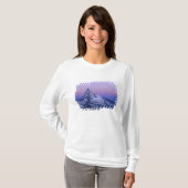 Matterhorn bij zonsopgang, Zermatt, Zwitserse Alpe T-shirt (Voorkant volledig)