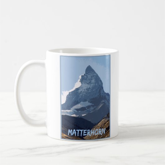 Matterhorn Cool Mountain Design, Zwitserland Koffiemok (Links)