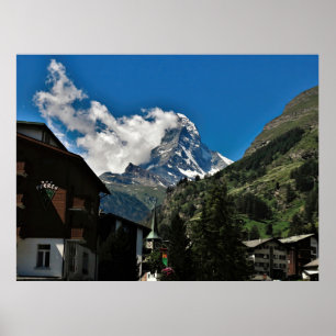 Matterhorn en Zermatt Poster