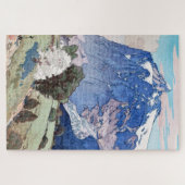 Matterhorn, Hiroshi Yoshida, Woodcut Legpuzzel (Horizontaal)