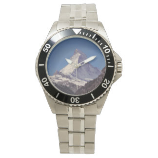 Matterhorn Montagne Acier inoxydable Montre