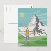 Matterhorn reisposter Zwitserland Briefkaart (Voorkant / Achterkant)