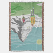 Matterhorn reisposter Zwitserland Deken (Voorkant Verticaal)