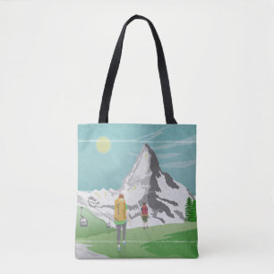 Matterhorn reisposter Zwitserland Draagtas