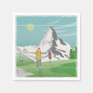 Matterhorn reisposter Zwitserland Servet