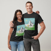 Matterhorn reisposter Zwitserland T-shirt (Unisex)