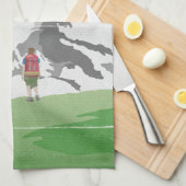 Matterhorn reisposter Zwitserland Theedoek (Quarter Fold)