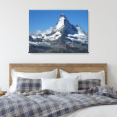 Matterhorn Swiss Alps Wrapped Canvas (Insitu (Slaapkamer))