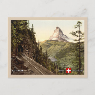 Matterhorn Swiss Alps Zermatt Zwitserland Briefkaart
