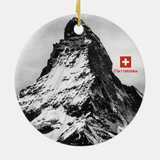 Matterhorn Switzerland Panoramic Ornament (Achterkant)